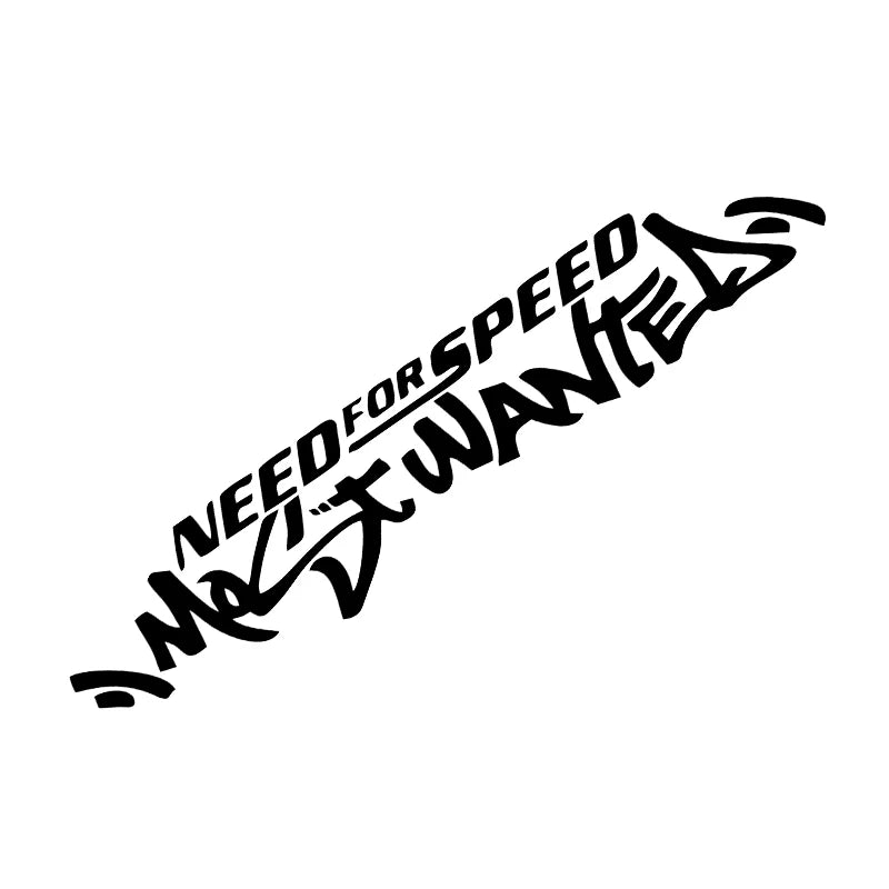 G011 30x6CM Fun White Need for Speed Scratch Car Auto Windshield Decal Vinyl Sticker Universal Window Auto Door Car Accessories