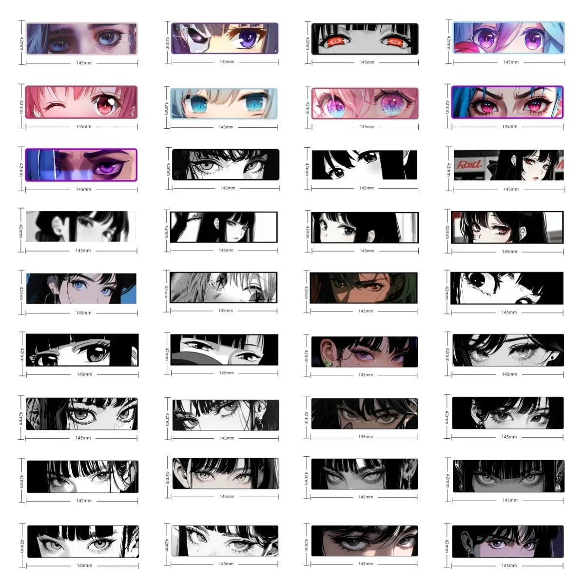 Hot Sales Motorcycle Waterproof Car StickersACG Beautiful Girl Stickers Chassis Decoration Anime Cartoon Hatsune Miku