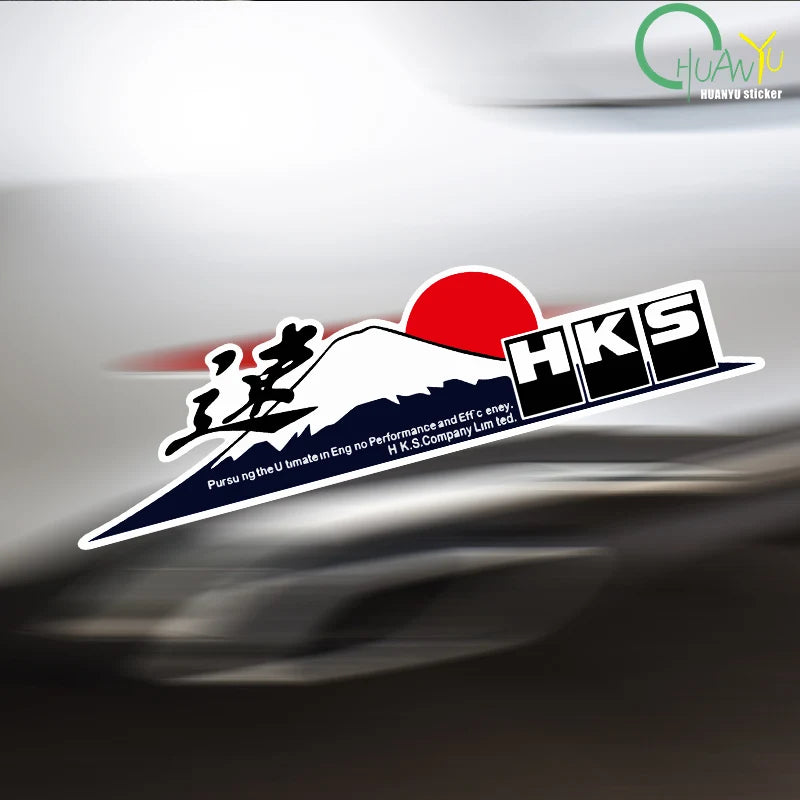 JDM Japan Fuji Mountain Reflective Car Stickers Decoration Motorcycle Scooter Auto Body Window Windshield Bumper Decals