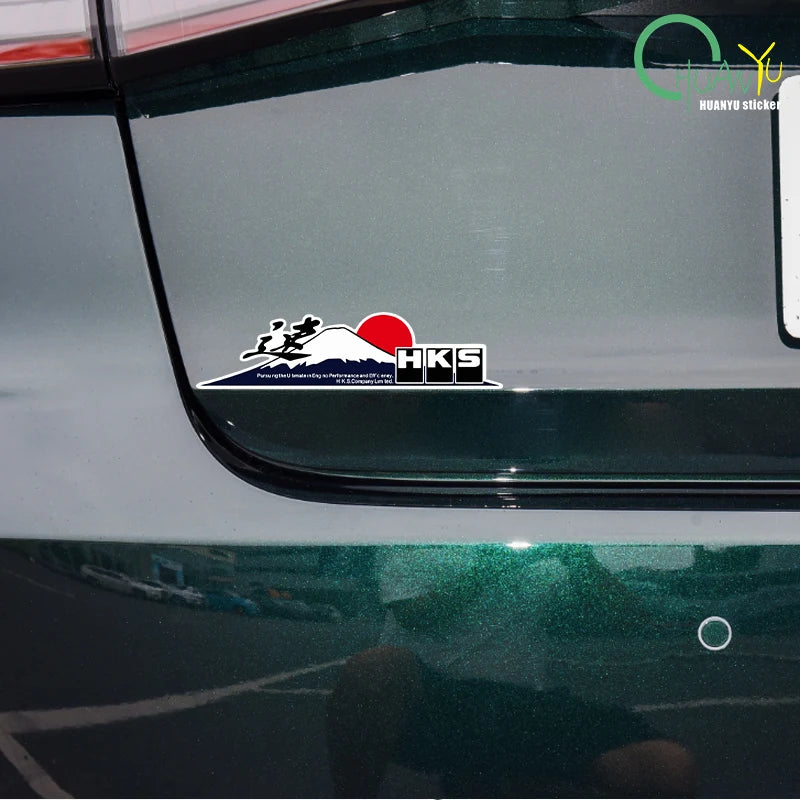JDM Japan Fuji Mountain Reflective Car Stickers Decoration Motorcycle Scooter Auto Body Window Windshield Bumper Decals