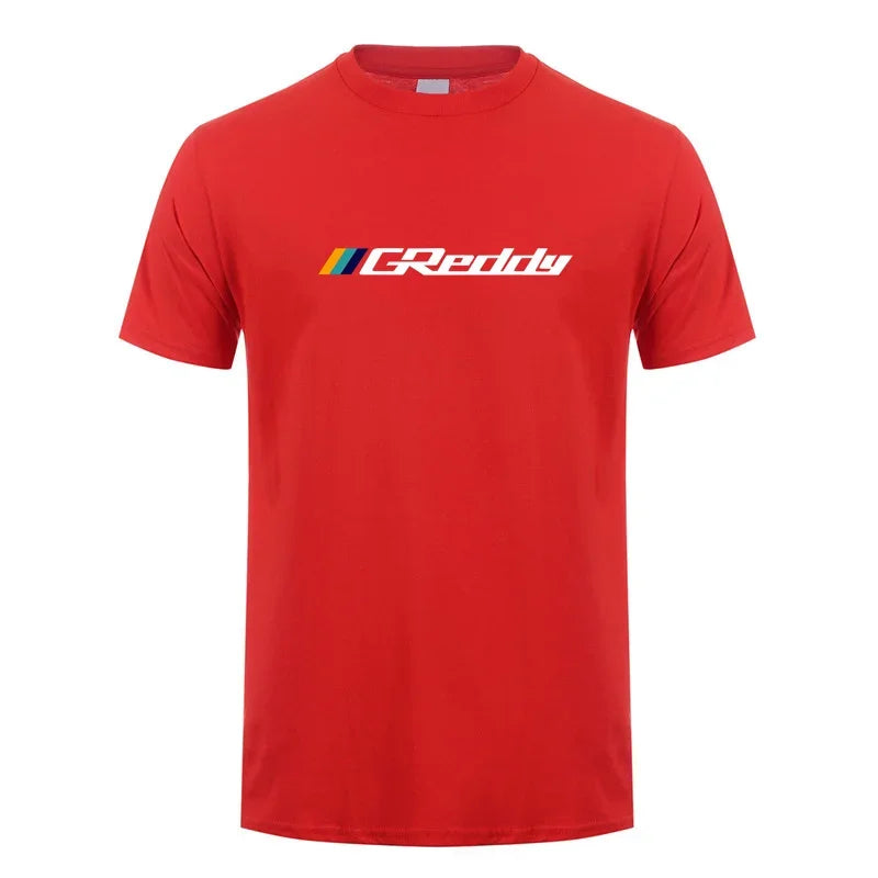 GReddy Turbo Systems T Shirts Cotton Men Summer GReddy T-shirt Funny Tee Man T Shirt