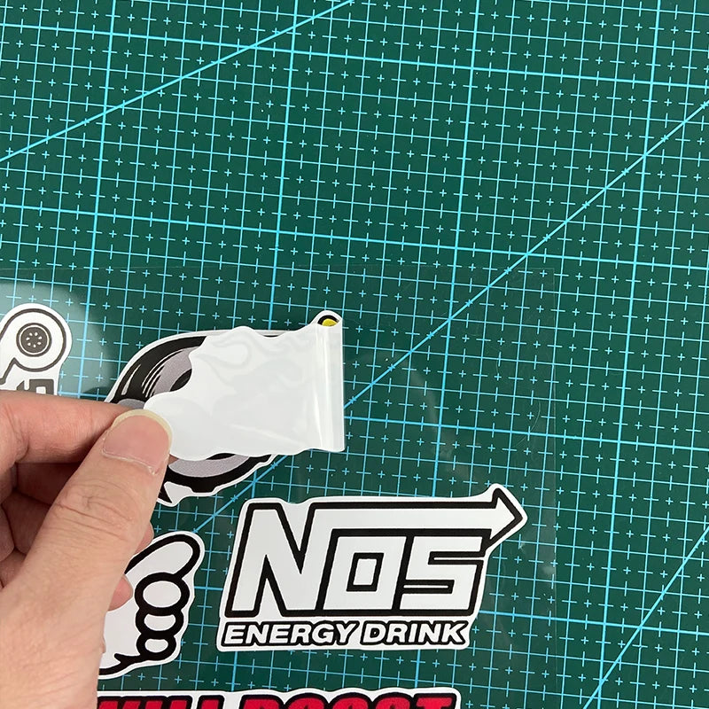 1SET JDM Racing Style Motorcycle Stickers for DIY Motorbike Fuel Tank Car Window Refit Auto Styling Decoration Vinyl Decals