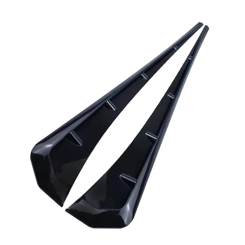 A Pair Car Side Fender Spoiler Wind Knife Side Gills Universal Air Vent Decorative Side Wing Stickers Trim Accessorie