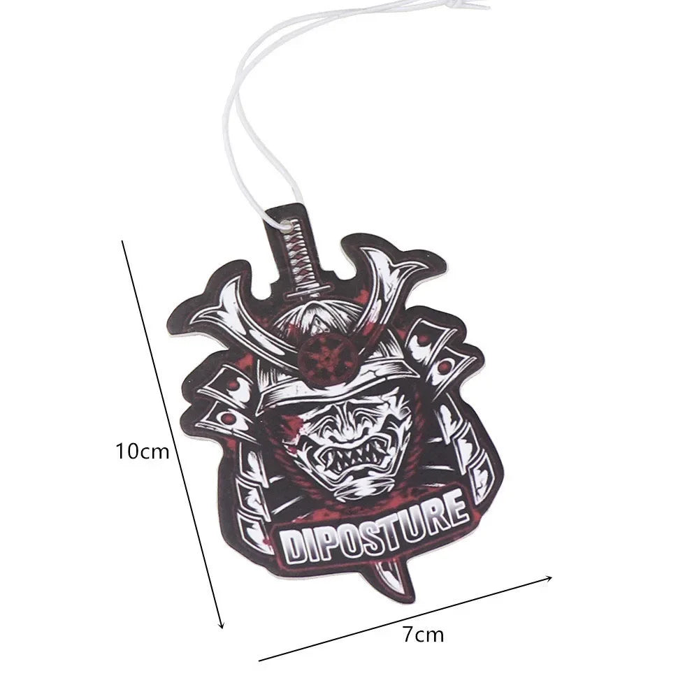 JDM Car Air Freshener Hanging Rearview Mirror Perfume Flavoring Turbo Brake Disc Shock Absorber Solid Paper Diffuser Accessories