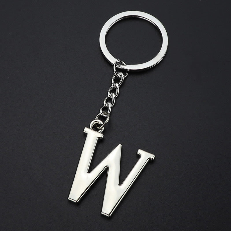 English Alphabet Keychain Keychain Personal Name Letter Pendant