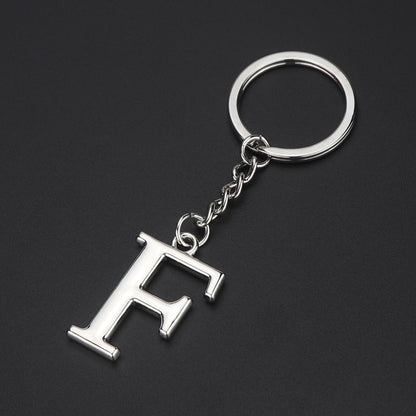 English Alphabet Keychain Keychain Personal Name Letter Pendant