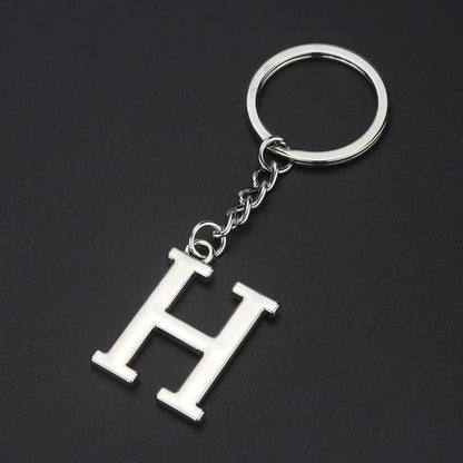 English Alphabet Keychain Keychain Personal Name Letter Pendant
