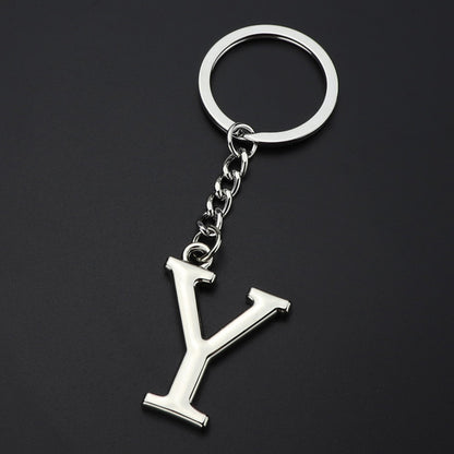 English Alphabet Keychain Keychain Personal Name Letter Pendant