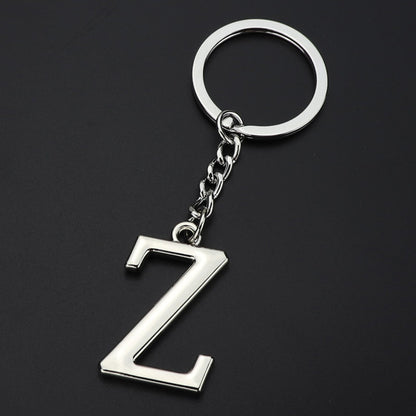 English Alphabet Keychain Keychain Personal Name Letter Pendant