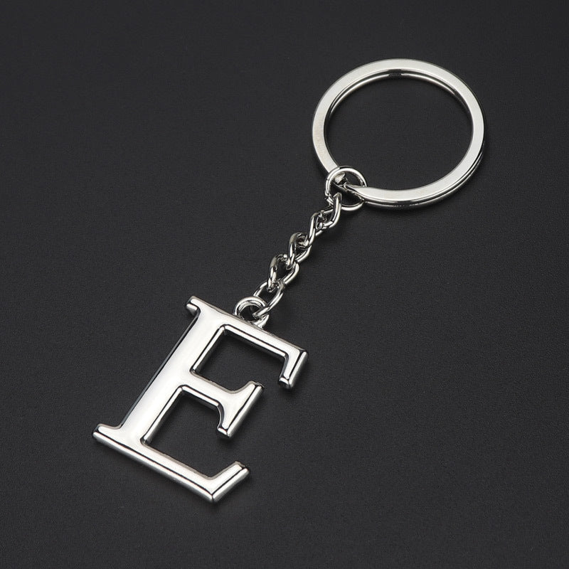 English Alphabet Keychain Keychain Personal Name Letter Pendant