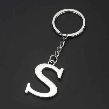 English Alphabet Keychain Keychain Personal Name Letter Pendant