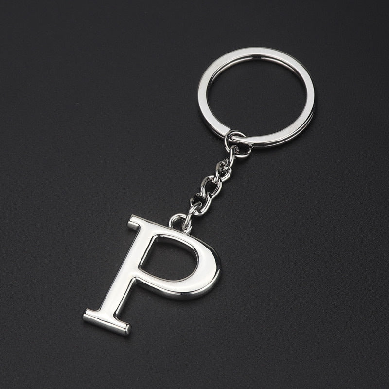 English Alphabet Keychain Keychain Personal Name Letter Pendant