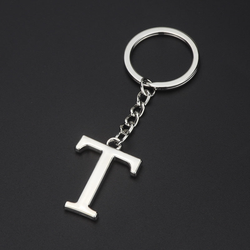 English Alphabet Keychain Keychain Personal Name Letter Pendant