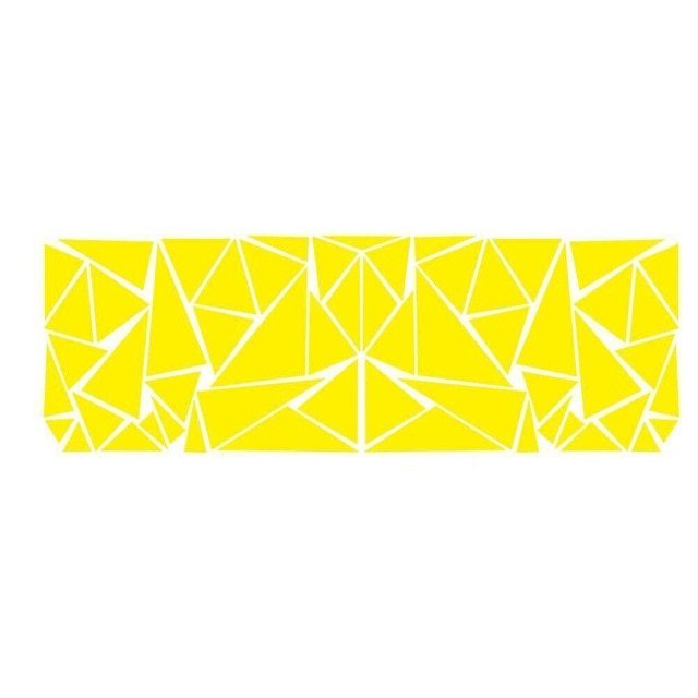 Car Stickers Matte Black Triangles Car Side Sticker Camouflage Car-styling Vinyl Decal Decor for Car Decoration