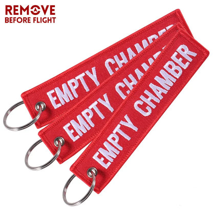 3 PCS/LOT Fashion Jewelry Keychain for Cars Customized Key Chains Purple Embroidery Key Fobs REMOVE BEFORE FLIGHT Key Chain Tag