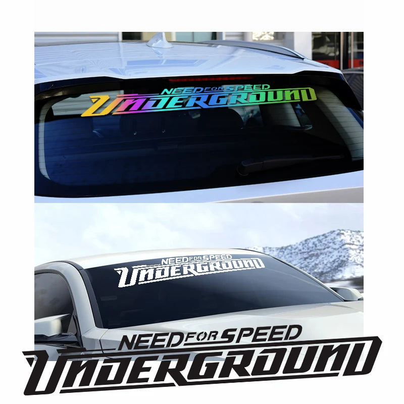 Need for Speed Jdm Fun Scratch Car Sticker Creative Front and Rear Windshield Decal Auto Body Door Styling Cool Car Accessories