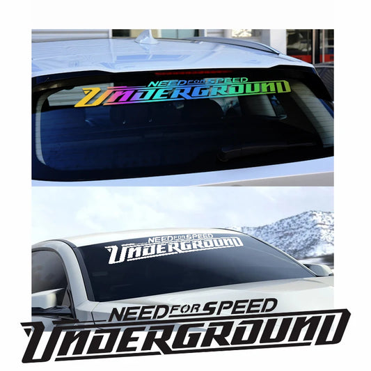 Need for Speed Jdm Fun Scratch Car Sticker Creative Front and Rear Windshield Decal Auto Body Door Styling Cool Car Accessories