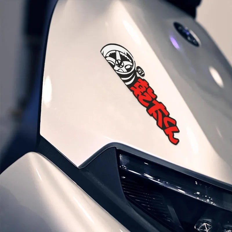 1PC JDM Style Motorcycle Sticker Decoration Vinyl Decal for Motorbike Fuel Tank Front Fairing Side Panel Car Window Body