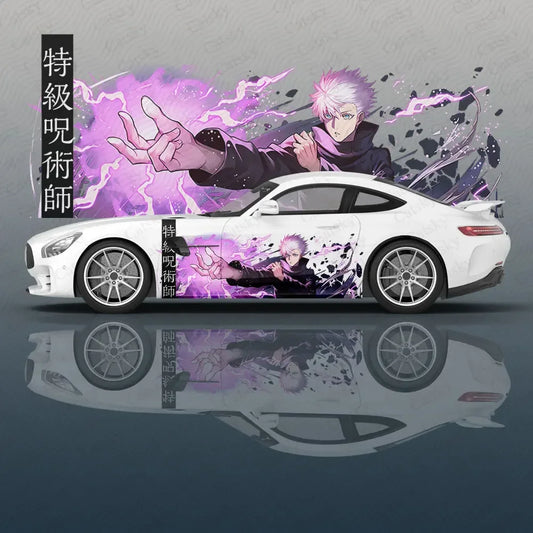 Jujutsu Kaisen Anime Car Decal Flower Vinyl Car Stickers SUV Side Graphics Decals, Universal Size, Vehicle Body-Decals