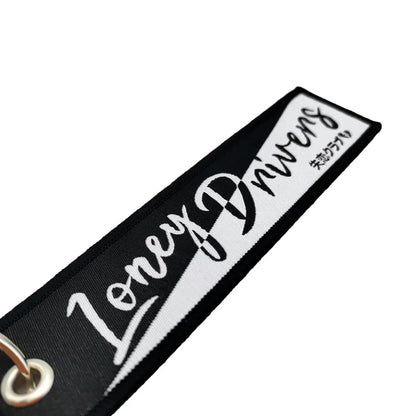 JDM Initial D Embroidery Keyring Car Keychain Key Tag Lanyard Refit Gift Red Sun Racing Team Motorcycle Key Chain Accessories