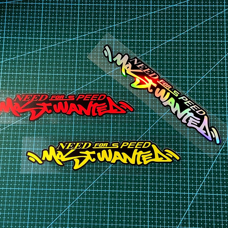 2PCS NEED FOR SPEED Waterproof Motorcycle Stickers for Motorbike Fuel Tank Scooter Body Car Window Decor Sunscreen Vinyl Decals