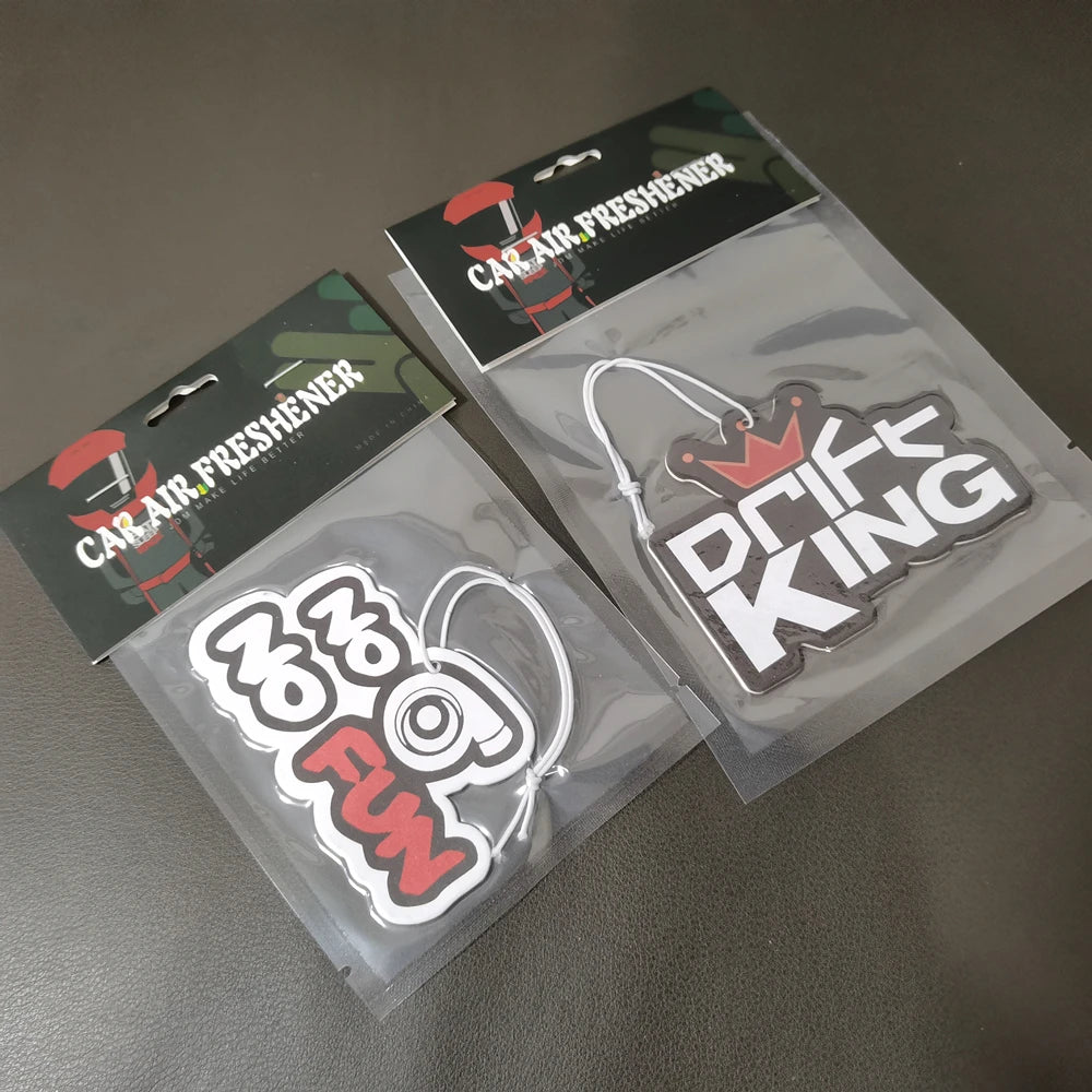 New JDM Car Air Freshener Hanging Car Rear View Solid Paper Turbo Brake Disc Wheel Sexy Girl Car Diffuser Interior Accessorie