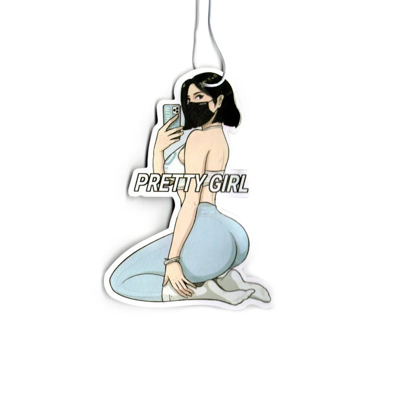 New JDM Car Air Freshener Hanging Car Rear View Solid Paper Turbo Brake Disc Wheel Sexy Girl Car Diffuser Interior Accessorie