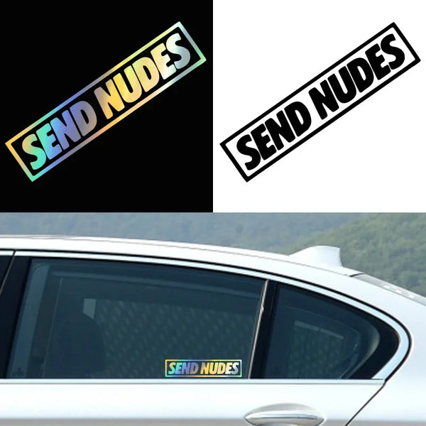 Car Interior Stickers Various Colors Car Stickers Vinyl Decal Send Nudes Waterproof Motorcycle Decorative Accessories Creative