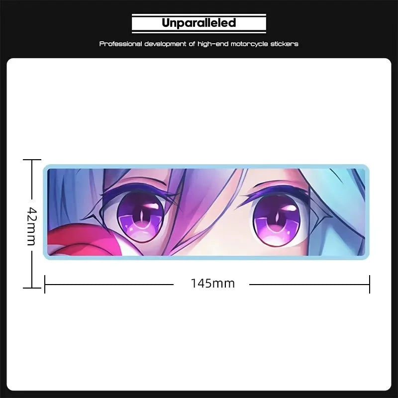 Hot Sales Motorcycle Waterproof Car StickersACG Beautiful Girl Stickers Chassis Decoration Anime Cartoon Hatsune Miku