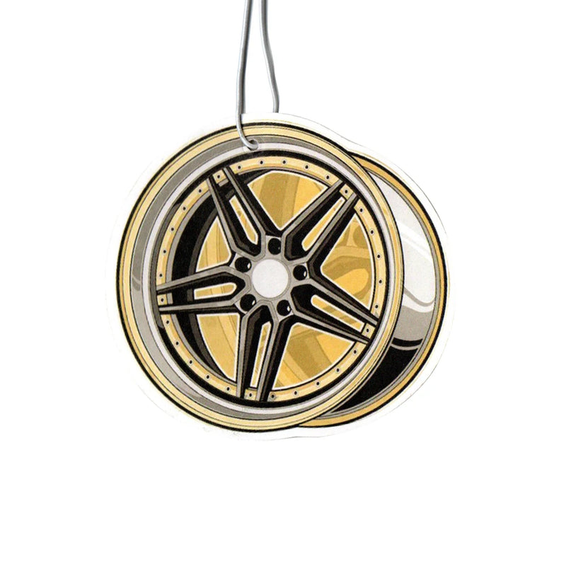 New JDM Car Air Freshener Hanging Car Rear View Solid Paper Turbo Brake Disc Wheel Sexy Girl Car Diffuser Interior Accessorie