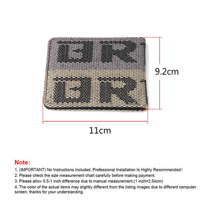 JDM Style Bride Wallet Racing Fabric Canvas Wallet Key Case Racing Auto Wallet Decoration Accessories