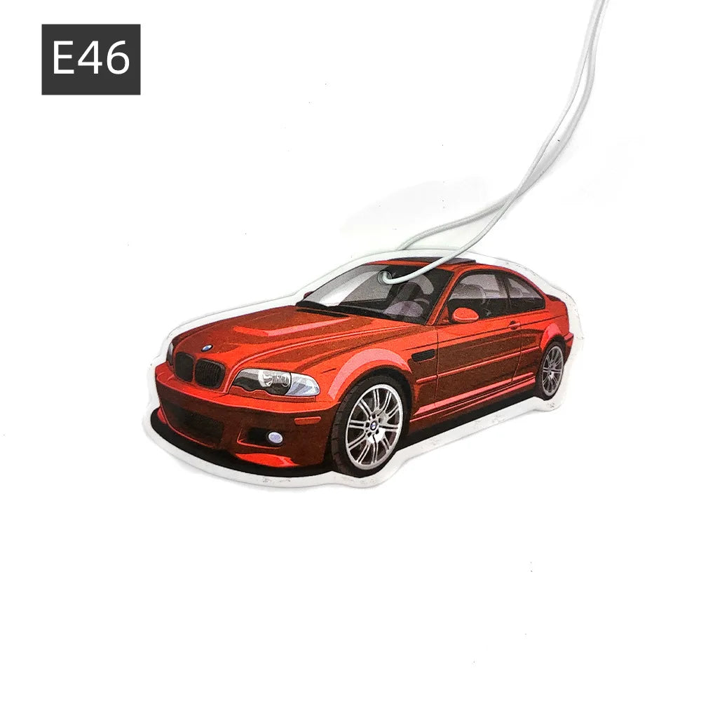 JDM Car Air Freshener Hanging Rearview Mirror Perfume Flavoring Turbo Brake Disc Shock Absorber Solid Paper Diffuser Accessories