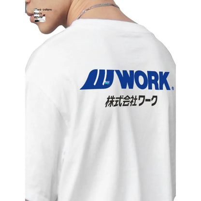 WORK Short Sleeve Classic Wheel Racing Sponsor Clothing RIM Car T-shirt Modified Car T-shirt Meister Men's T-shirt