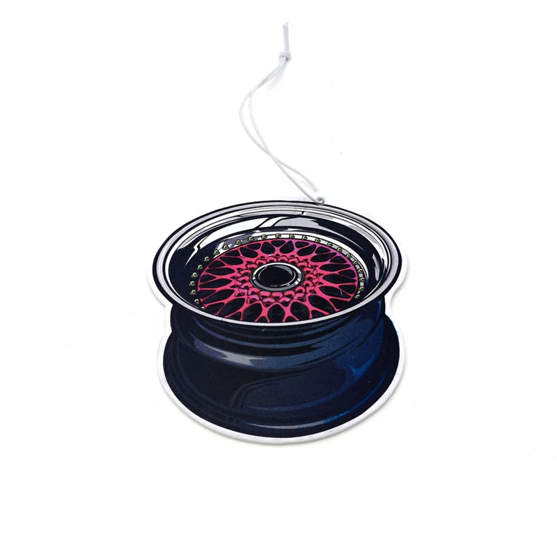 Newest JDM Car Air Freshener Hanging Car Rear View Solid Paper Turbo Brake Disc Shock Absorber Car Diffuser Interior Accessories
