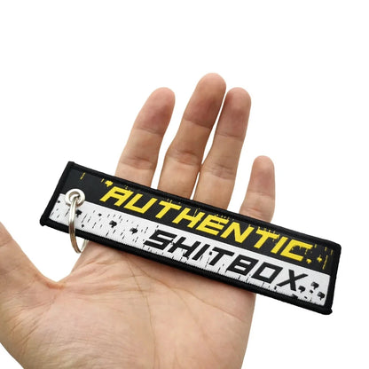 JDM Initial D Embroidery Keyring Car Keychain Key Tag Lanyard Refit Gift Red Sun Racing Team Motorcycle Key Chain Accessories