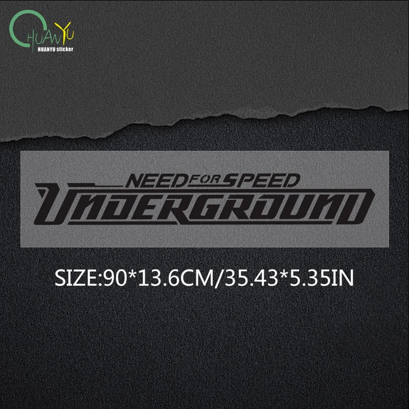 Need for Speed Jdm Fun Scratch Car Sticker Creative Front and Rear Windshield Decal Auto Body Door Styling Cool Car Accessories