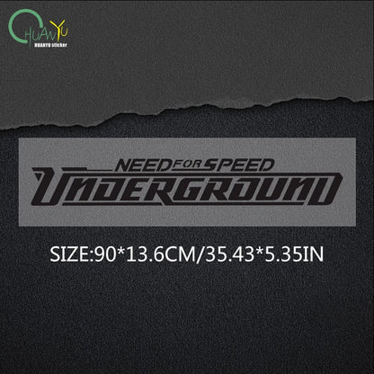 Need for Speed Jdm Fun Scratch Car Sticker Creative Front and Rear Windshield Decal Auto Body Door Styling Cool Car Accessories