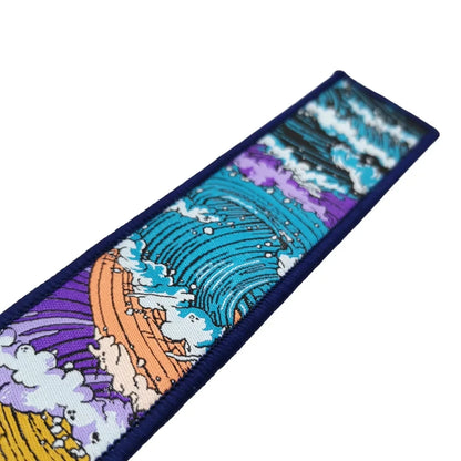 JDM Initial D Embroidery Keyring Car Keychain Key Tag Lanyard Refit Gift Red Sun Racing Team Motorcycle Key Chain Accessories