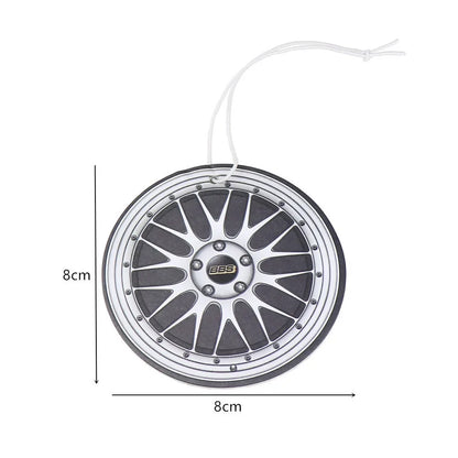 JDM Car Air Freshener Hanging Rearview Mirror Perfume Flavoring Turbo Brake Disc Shock Absorber Solid Paper Diffuser Accessories