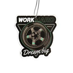 Newest JDM Car Air Freshener Hanging Car Rear View Solid Paper Turbo Brake Disc Shock Absorber Car Diffuser Interior Accessories