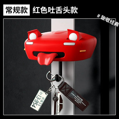 New Car Open Headlight Key Holder Light Wall Mount Keychain Holder Key Hooks Entrance Keyholder Ae86 Car Key Hangers Decoration