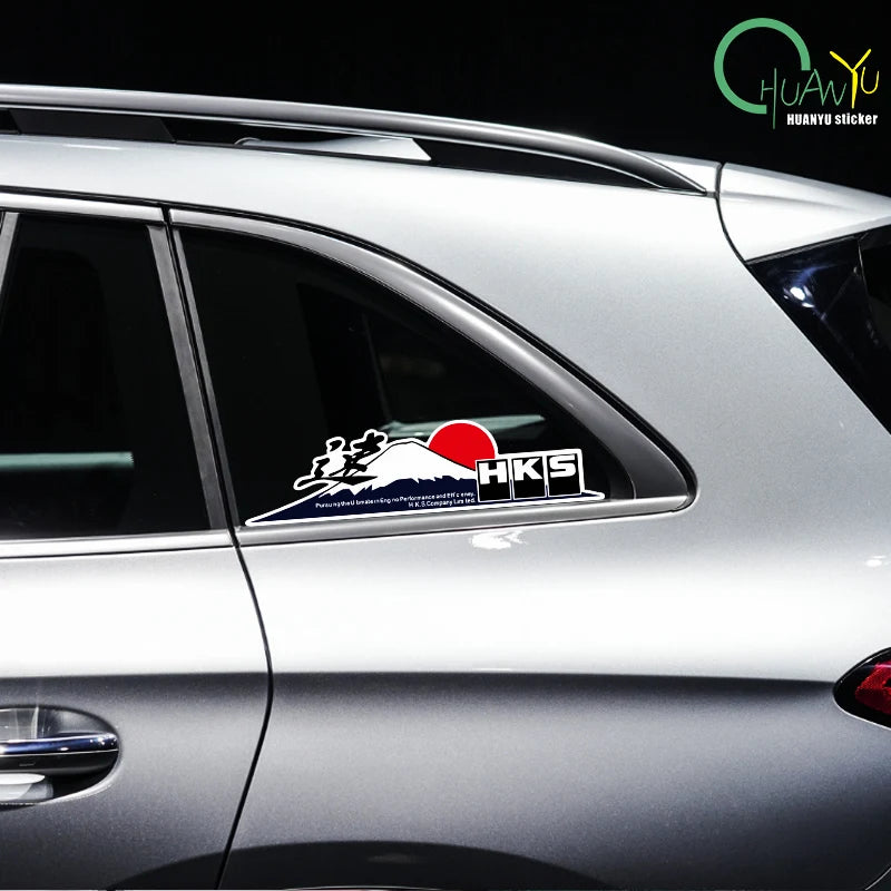 JDM Japan Fuji Mountain Reflective Car Stickers Decoration Motorcycle Scooter Auto Body Window Windshield Bumper Decals