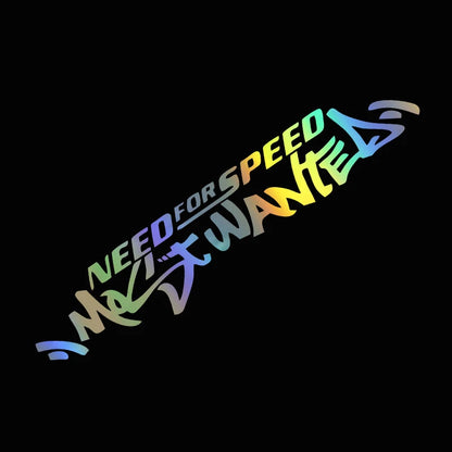 G011 30x6CM Fun White Need for Speed Scratch Car Auto Windshield Decal Vinyl Sticker Universal Window Auto Door Car Accessories