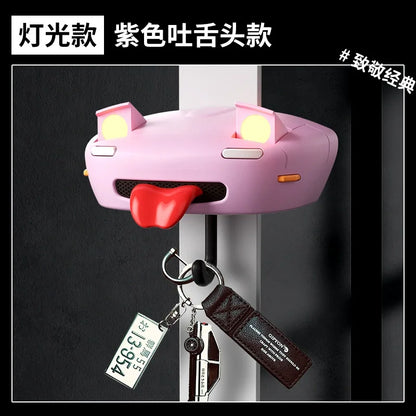 New Car Open Headlight Key Holder Light Wall Mount Keychain Holder Key Hooks Entrance Keyholder Ae86 Car Key Hangers Decoration