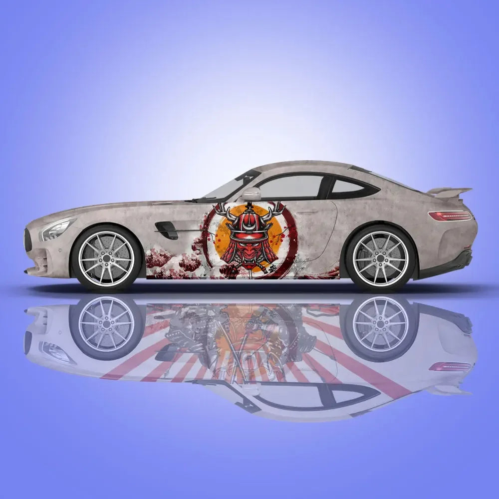 Japanese Samurai Car Stickers Vehicle Painting Taoist Vinyl Packaging Universal Size Anime Car Decoration Modified Stickers