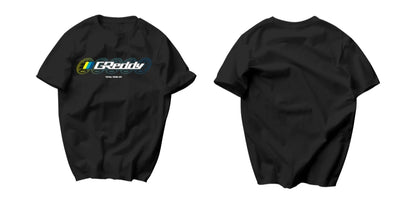 2025 New GREDDY Short Sleeve Racing 5-meter Car Culture Clothing JDM Workwear Bay Shore Midnight Modified Car T-shirt