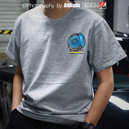 Japan JDM Modified Car Endless Brake T-shirt Breathable Sweat Absorption Short-sleeved Men's and Women's T-shirt Motorcycle T