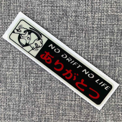 JDM Reflective Motorcycle Car Styling Stickers Decals Vinyl Decoration Auto Rear Windshield Car Body For Audi Ford Subaru