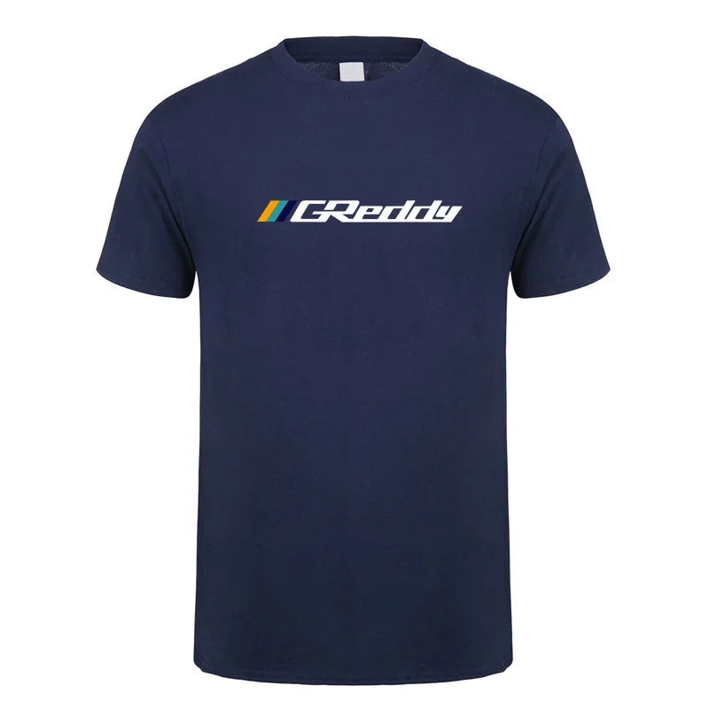 GReddy Turbo Systems T Shirts Cotton Men Summer GReddy T-shirt Funny Tee Man T Shirt