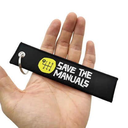 JDM Initial D Embroidery Keyring Car Keychain Key Tag Lanyard Refit Gift Red Sun Racing Team Motorcycle Key Chain Accessories